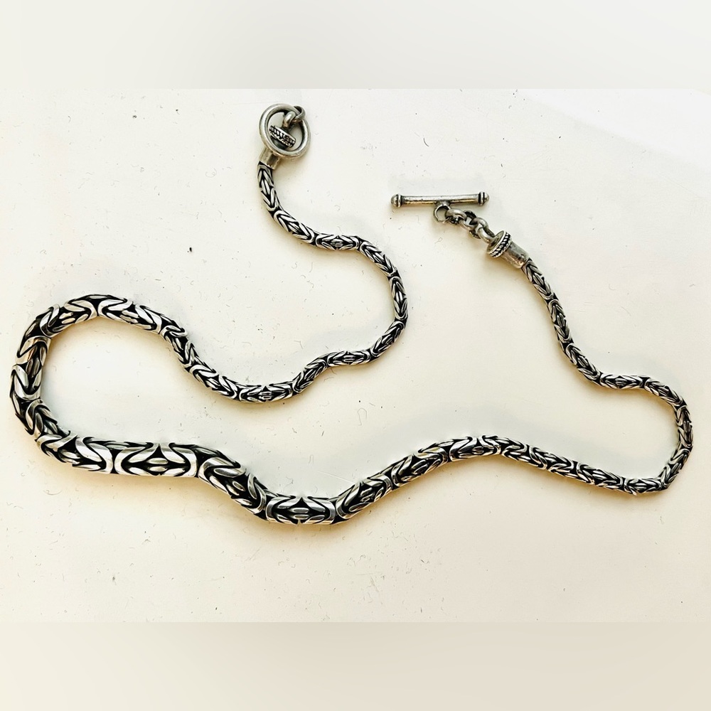 Suarti Bali Sterling Silver foxtail chain
